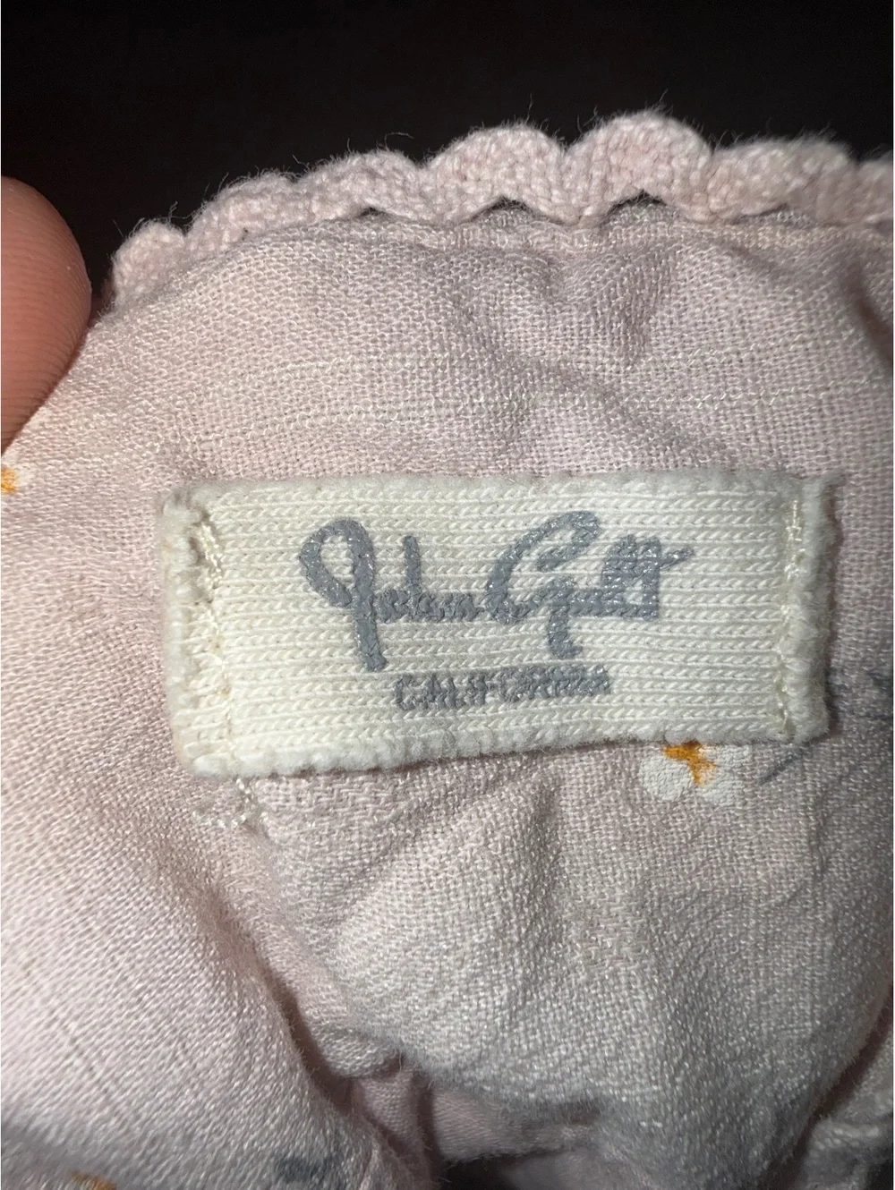 John Galt by Brandy Melville baby pink floral daisy skirt XS